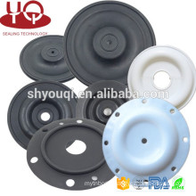 Rubber seals Diaphragm of mechanical pump industry NBR/PTFE Clip type fabric reinforced diaphragms